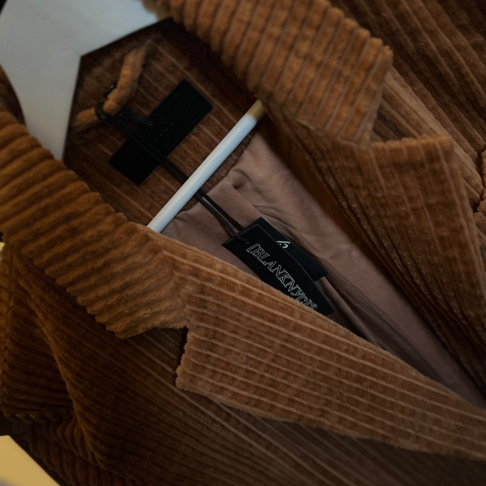 Blank NYC Tan Corduroy Jacket